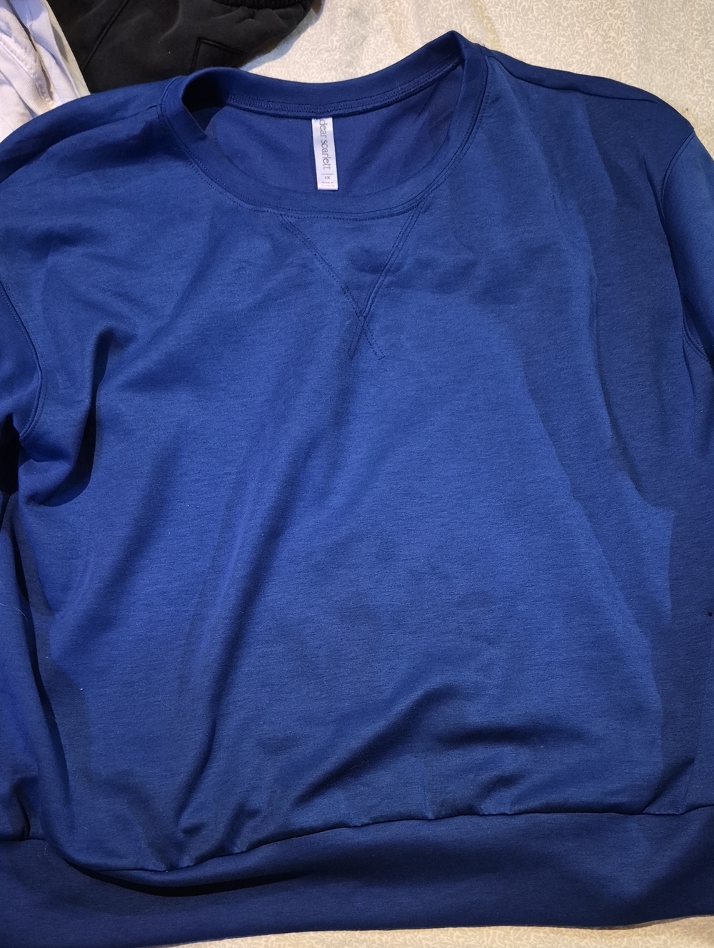 Dear SCARLET  Crewneck Sweatshirt - Blue